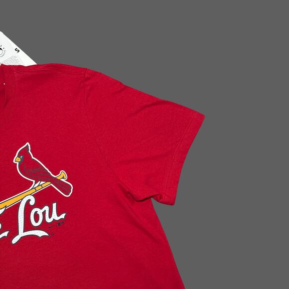Nike MLB 'The Lou' St. Louis Cardinals Paul Goldschmidt #46 Red Tee Size L NWT - Picture 2 of 8